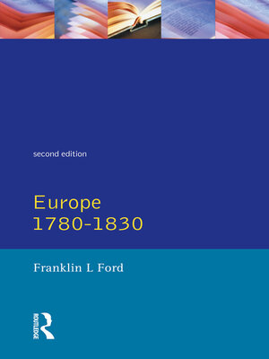 cover image of Europe 1780--1830